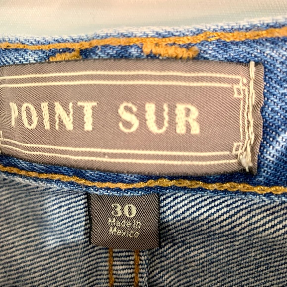 J.Crew Point Sur Slouchy Boyfriend Jeans Size 30 High Rise Button Fly Distressed - Picture 9 of 11